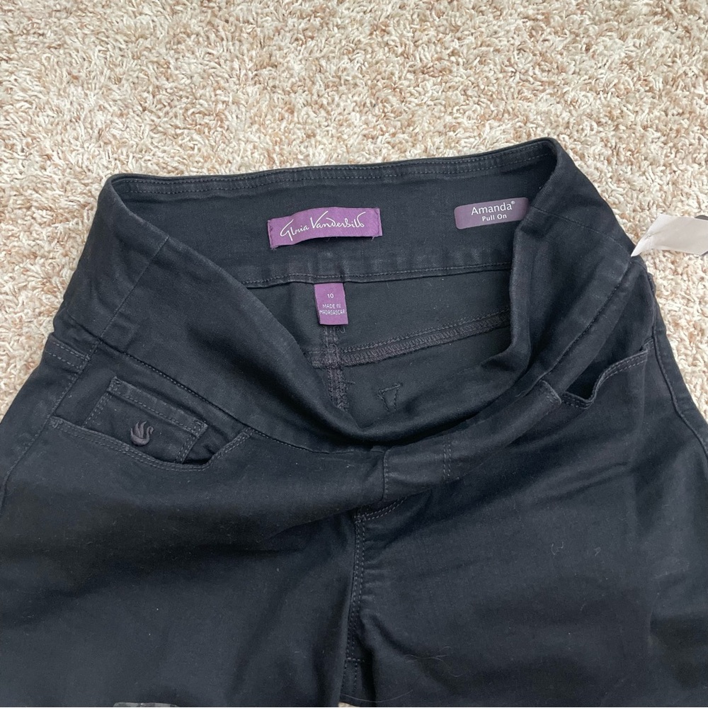 NWT pull on black jeans - Picture 5 of 7